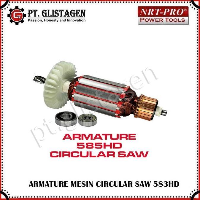 Nrt-Pro Armature Angker Mt580 Mt583 Armatur Circle Rotor Jantung Circular Saw Angker Mesin Potong Ka
