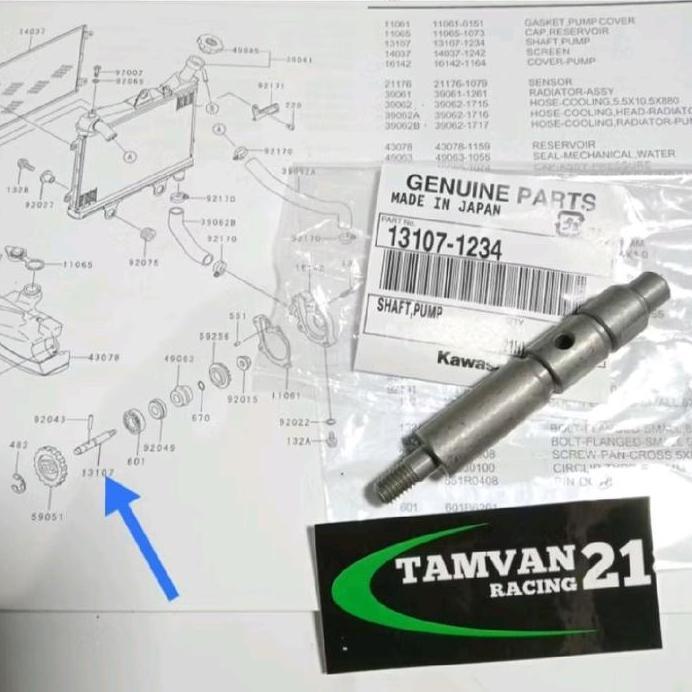 as water pump ninja r original