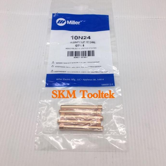 Collet Tig Torch Weldcraft Miller 2,4MM 10N24