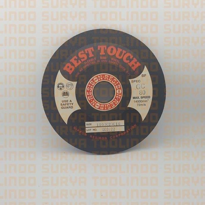Nippon Resibon Polishing Wheel GC 80 / Batu Poles 100 x 2 (4x2) GC80