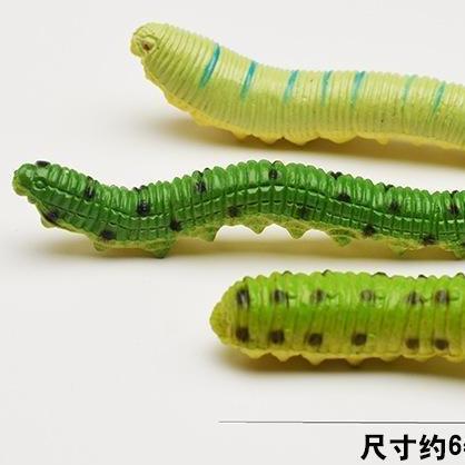 New UBUL 6cm acak ulat bulu caterpillar serangga mainan prank toys plastik