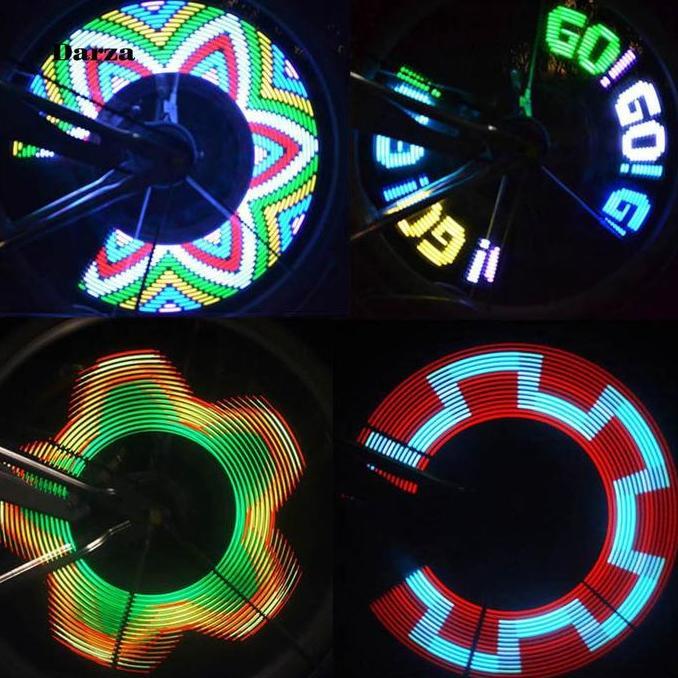 32Led Diy Bicycle Light Colorful Bike Wheel Spoke Light Cycling