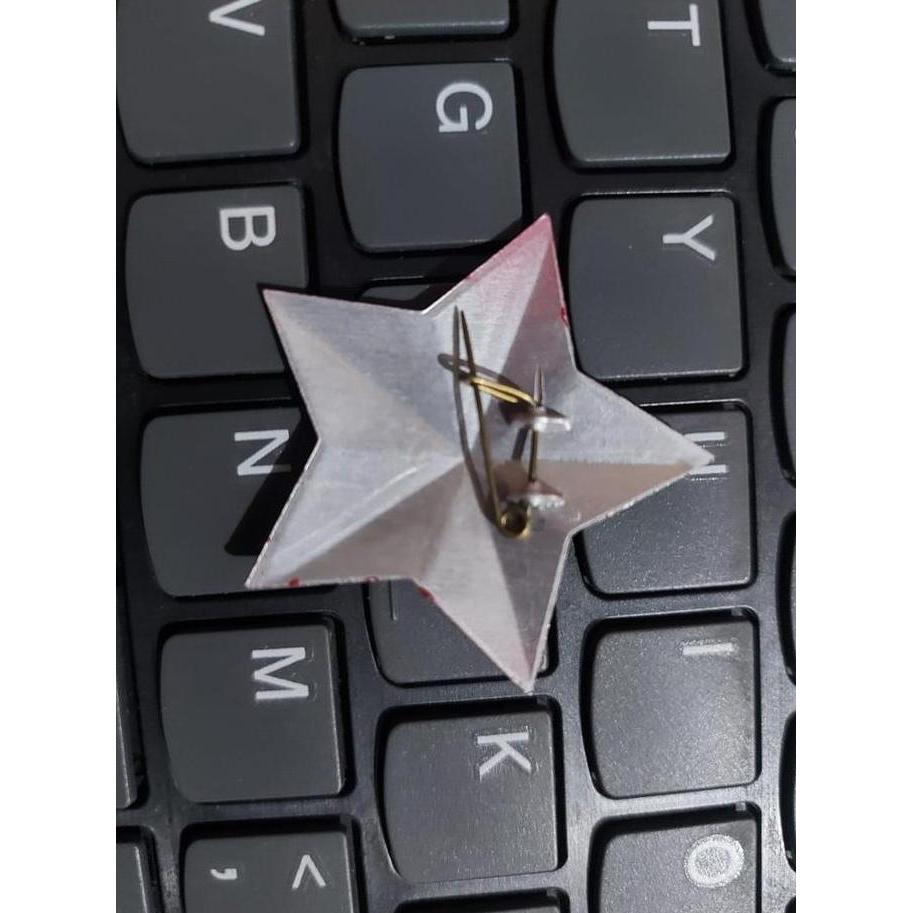 New Pin Red Star Bintang Merah Rusia