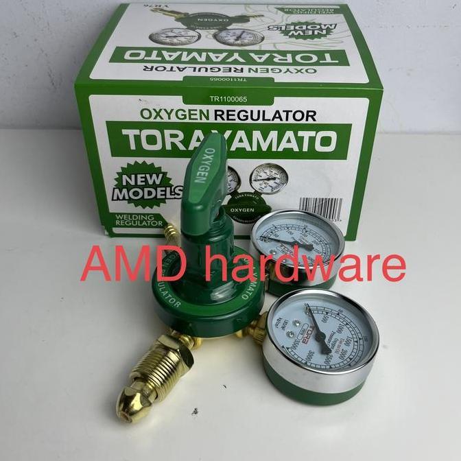 REGULATOR OXYGEN TABUNG MESIN LAS MIG O2 OKSIGEN TORA YAMATO JAPAN ORI