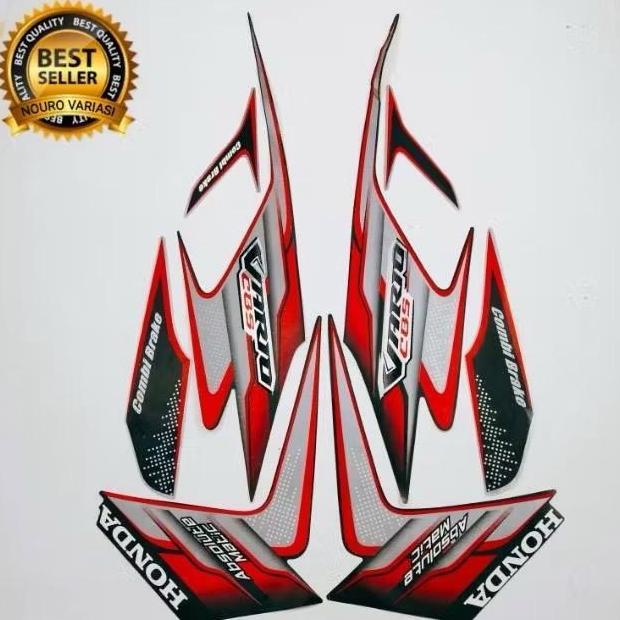 Stiker Striping Motor Honda Vario CBS 110 Karbu 2010