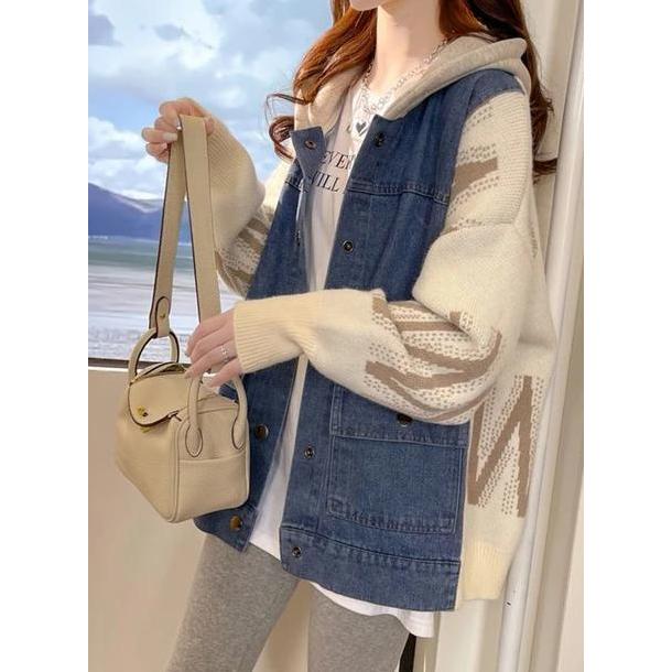 Lansungkirim- Korean Jaket - Jaket Zipper Hoodie Korean Style Wanita