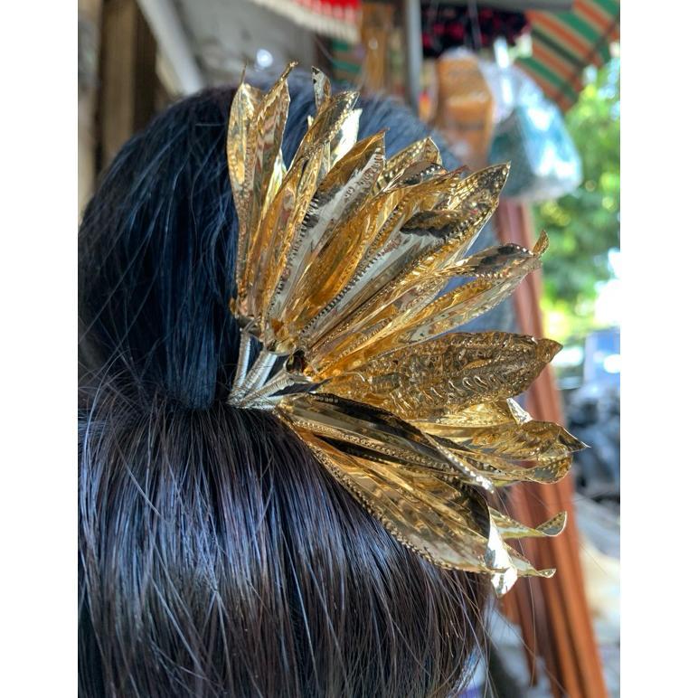 Best Seller Sandat Emas Bunga Pengantin Bali / Bunga Sanggul Bali