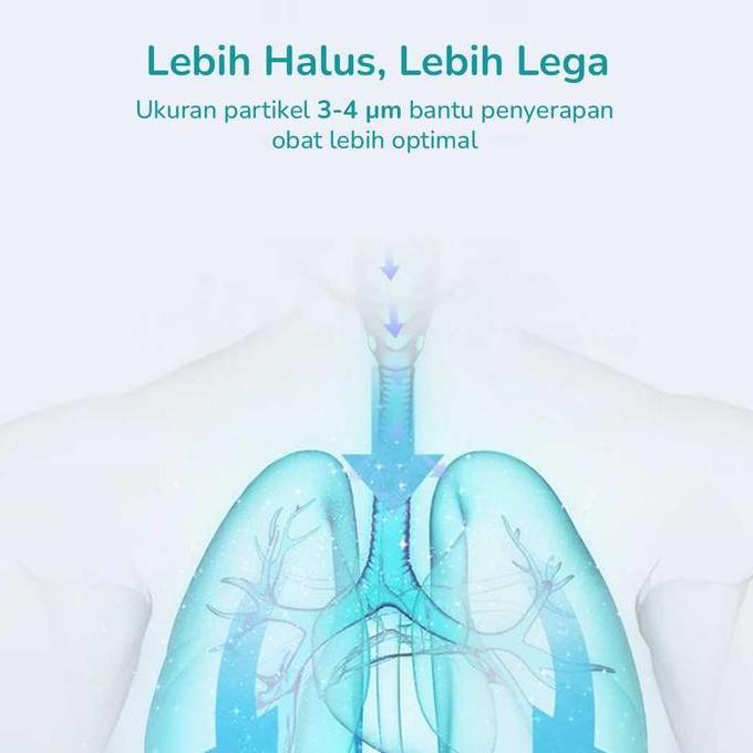 Endangseller - Nebulizer Uap HSK-W005 Alat Nebu Portable Inhaler Uap Obat Terapi Pernapasan Asma unt