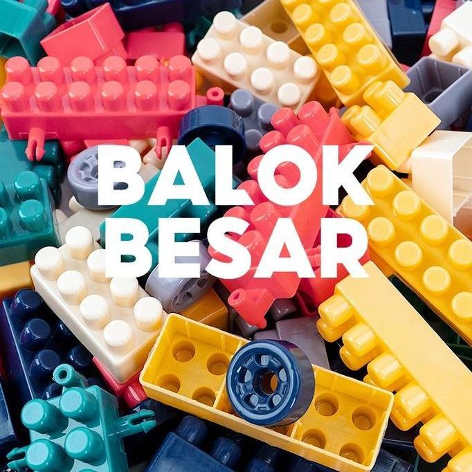 Bar.Roby - Mk332 Mainan Brick Balok Susun Anak Diy | Brick Lego Land Anak | Mainan Susun Edukatif 26