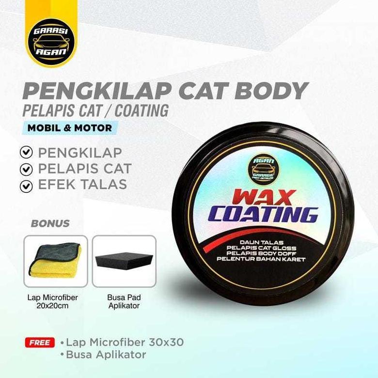 new product garasi agan jakarta wax coating 100gr body mobil / pengkilap body mobil / pengkilap body