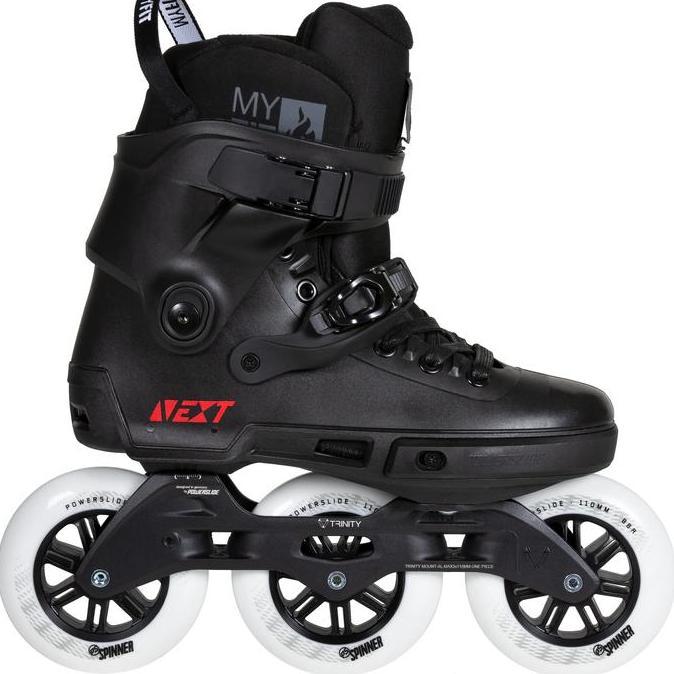 TERLARIS!! SEPATU RODA POWERSLIDE NEXT CORE BLACK 110 TRINITY