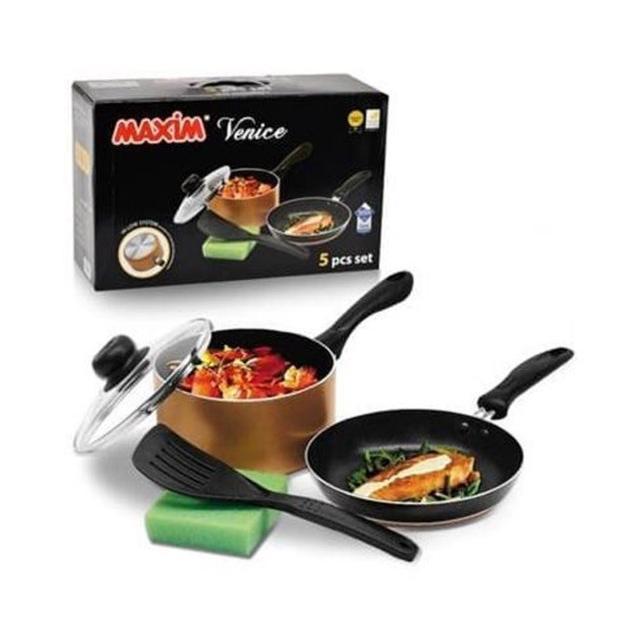 Maxim Venice Panci Set [5 Pcs] Venice Panci Set Deluxe Maxim Diskon