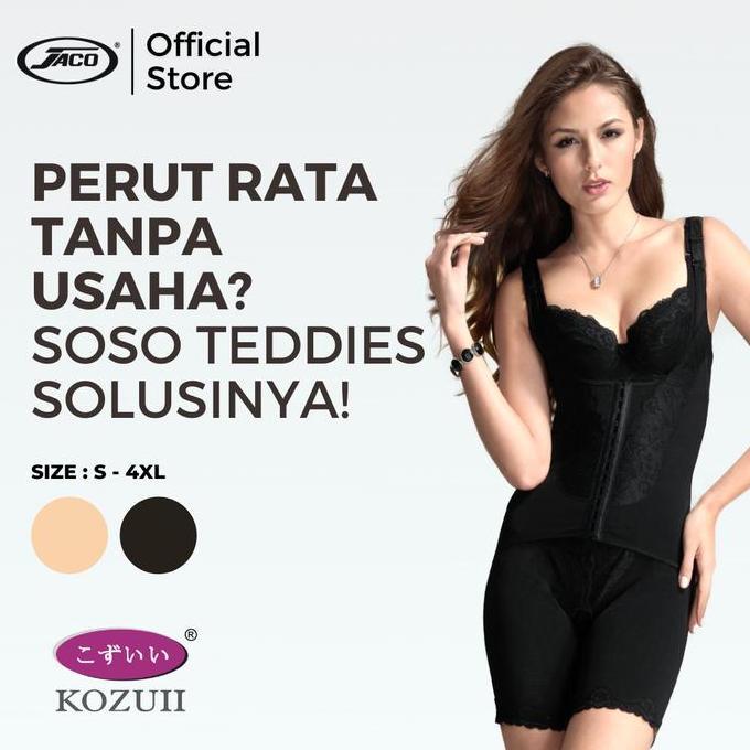 Wagee- Kozuii Korset Pelangsing Batu Turmalin - Soso Teddies