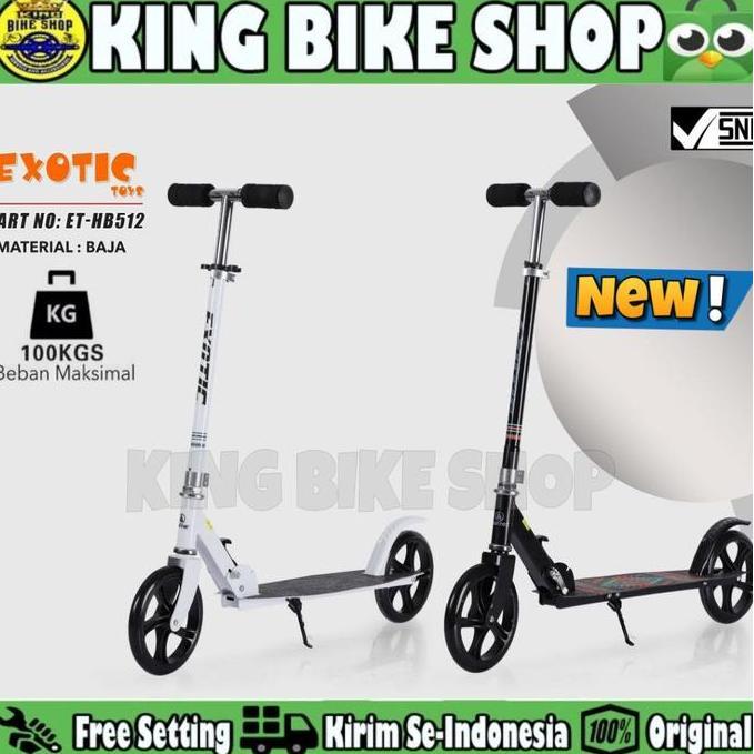 TERLARIS SCOOTER ET HB 512 O MANUAL ANAK DEWASA MAX 100 KG