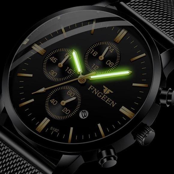 Cloknlok- Fngeen 5128 Jam Tangan Pria Anti Air Keren Buat Gaya Quartz Original Jam Tangan Cowok Wate