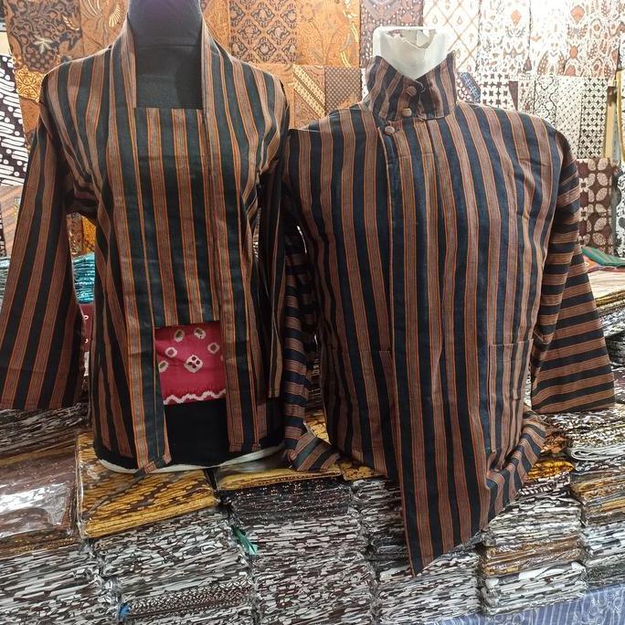 baju lurik jawa sorjan kebaya lurik pakaian adat batik jogja BS