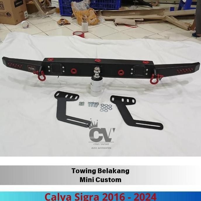 Towing Belakang Bumper Belakang Mobil Mini Custom Calya Sigra 2016 - 2024 Restock