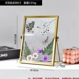 Love&home Bingkai Foto Vintage Nordic Gold Metal 4 6 7 Inch Kayu Packing Untuk Ukuran 15x15 20,5x15 