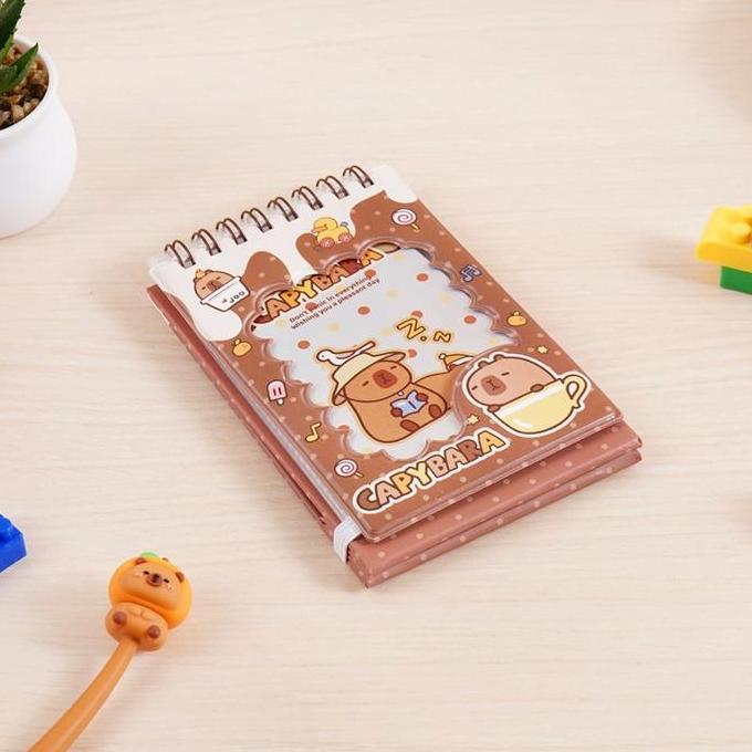 Ataru Album Foto Capybara - Cokelat Photo Album Tempat Penyimpanan Foto Cetak Buku Koleksi Foto