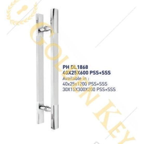Pull Handle H Dekson Dekkson DL 1868 PH DL1868 40x25x1200 PSS+SSS