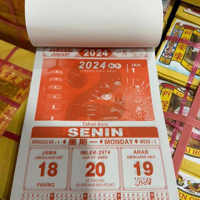 Kalender Harian Lokal Indonesia Indonesian Calendar 2023 Ukuran Besar