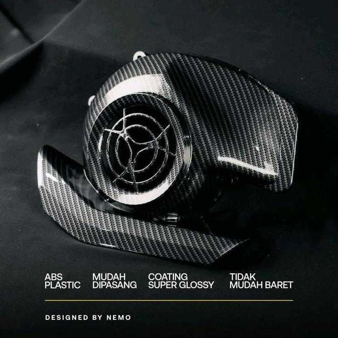 Cover Kipas Radiator Grand Filano Carbon Nemo
