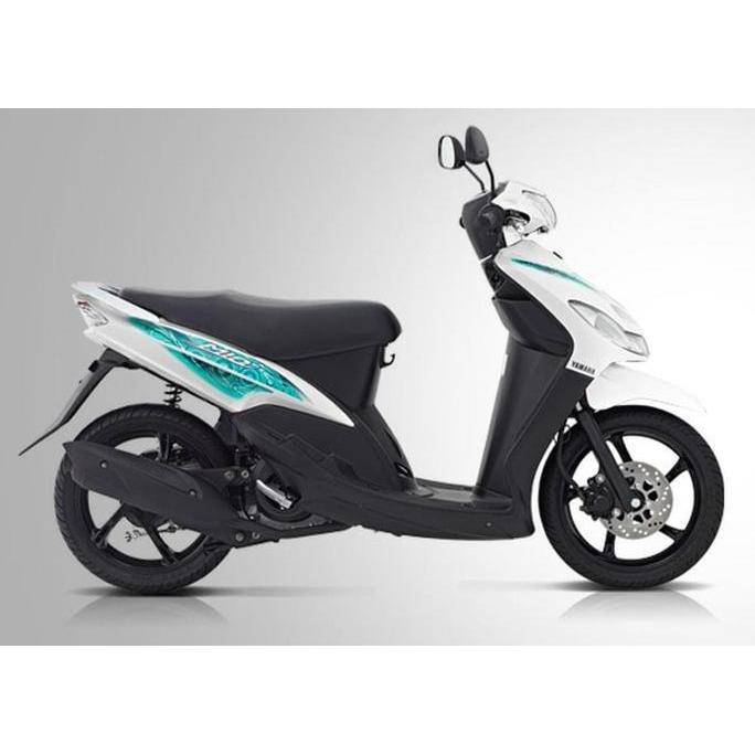 Striping Stiker Motor Yamaha Mio Sporty 2011 Putih