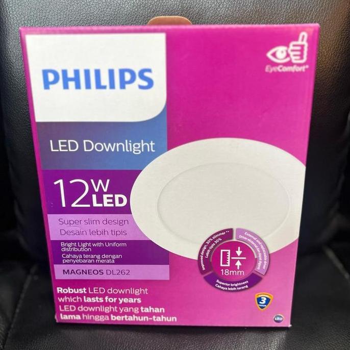 Ready lampu downlight led panel magneos Philip 4w 6w 9w 12w inbow