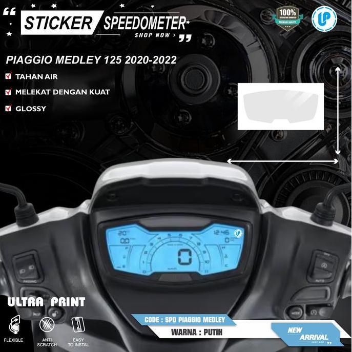 STICKER ANTIGORES SPEEDOMETER PIAGGIO MEDLEY