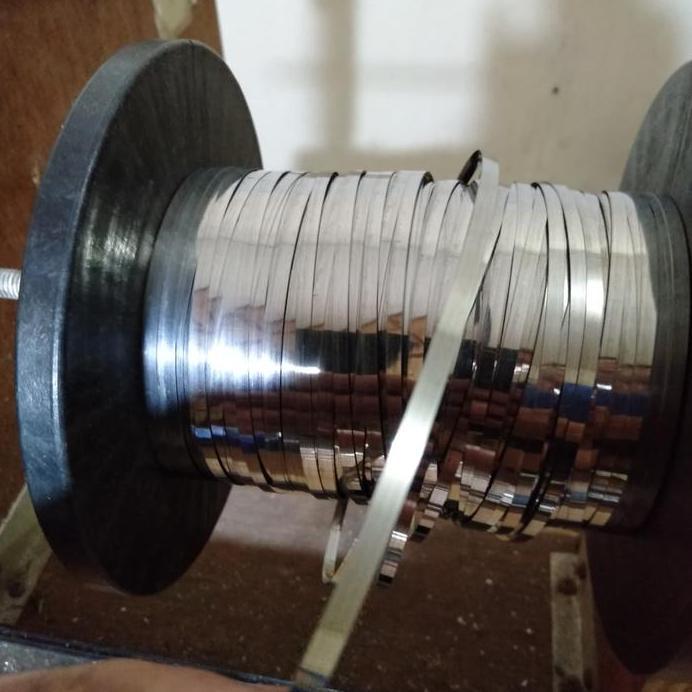 kawat nikelin 0,25 lebar 5 mm panjang 5 meter
