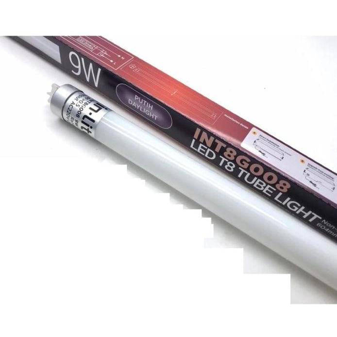 Ready Lampu TL LED Tube T8 9W 9Watt Inlite In Lite INT8G008