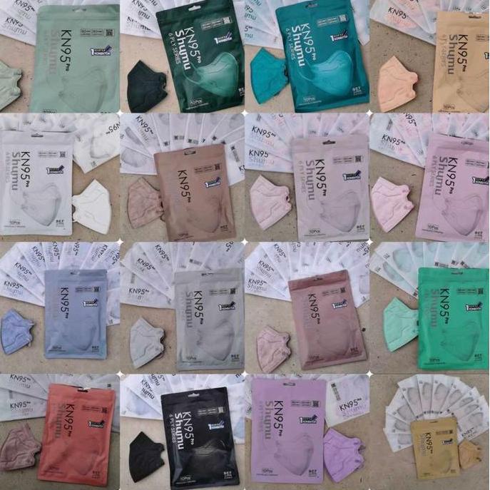 [ Shumu ] Masker Kf94 Pro / Kn95 Pro 6Ply Model Korea Aer Pro Kn 95 Pro 6 Ply Isi 10Pc
