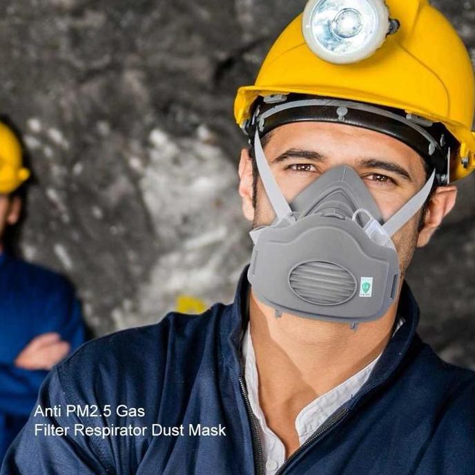 Masker Gas Respirator Masker Cat Masker Industri Anti Debu Polusi Dust
