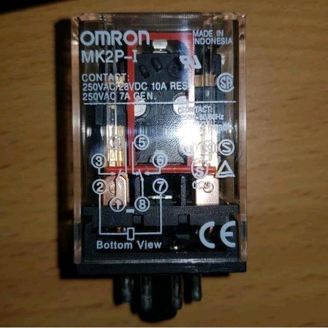 Mk2P-1 Omron Relay 220V Relay 8Pin Mk2P 1 Terbaik