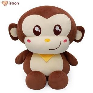 ISTANA BONEKA Boneka Monyet Monkey Floopy Kevin Warna Brown Bahan Squisy Lembut Non Alergi