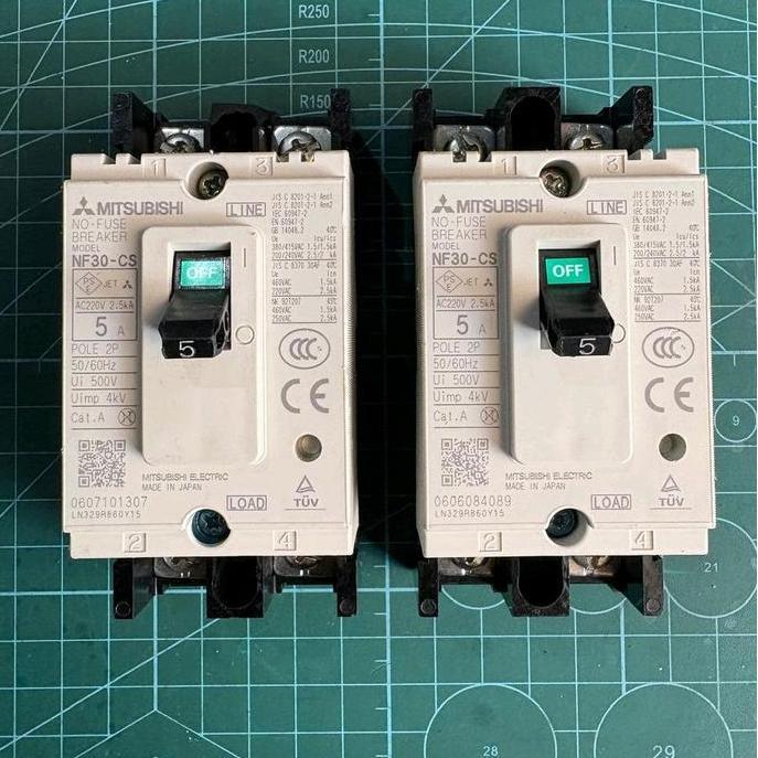 Mitsubishi Nf30-Cs 2P 5A Breaker Premium