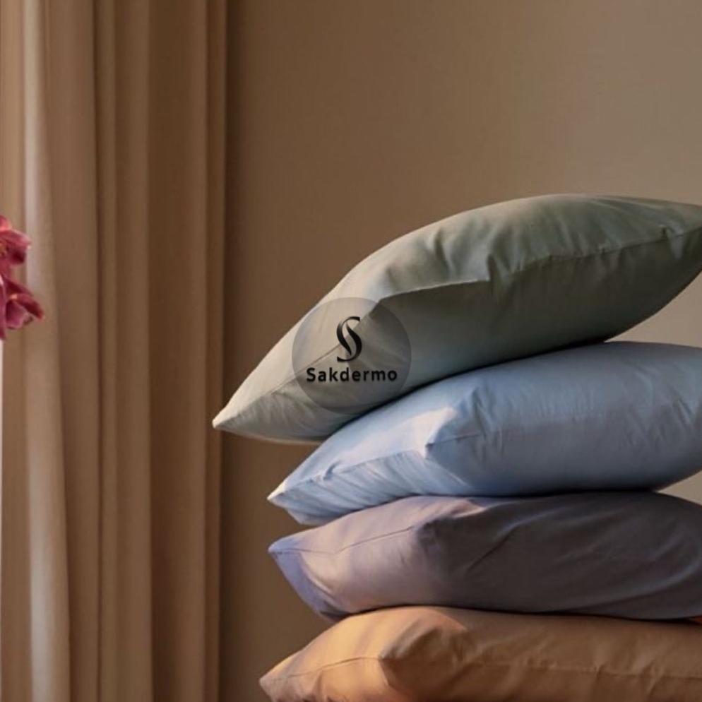 Hot Deals ( Resleting) Sarung Bantal Polos Resleting/ Sarung Bantal Hotel / Sarung Guling Polos /Sar