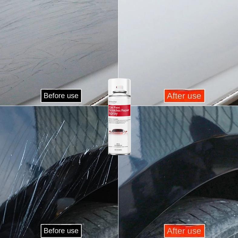 Cat Semprot Body Motor Mobil Putih/Hitam Anti Gores Semprot Compound Kompon Penghilang Baret Mobil K