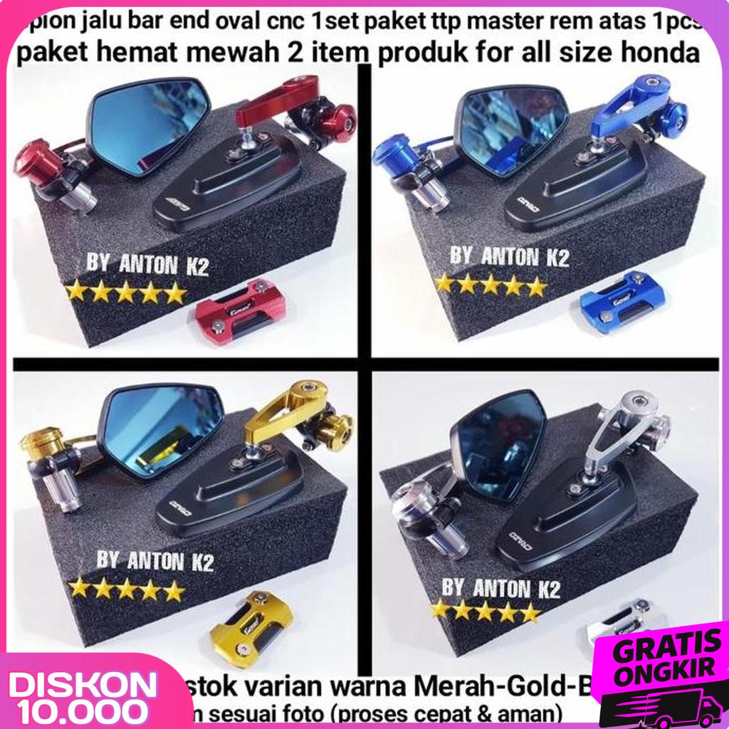 Spion Jalu Oval/Bar End Variasi Motor Vario 110/Vario 125/Vario 150