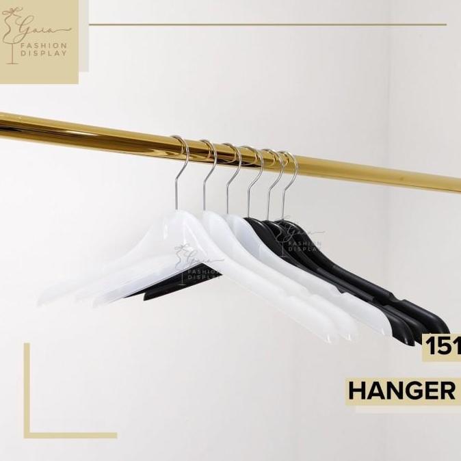 TERLARIS!! 1 LUSIN HANGER PLASTIK 151 DEWASA GANTUNGAN BAJU PLASTIK HANGER BAJU DEWASA HANGER PLASTI
