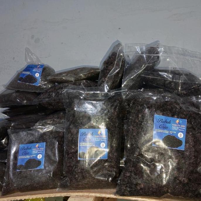 BUBUK COOKIES CRUMB KASAR 1KG TOPPING MINUMAN OREO KILOAN MURAH, BUBUK BISKUIT HITAM pasi ori