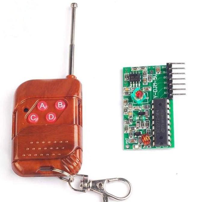 Remote Control Wireless RF 4 Channel Receiver Kits 2262 2272