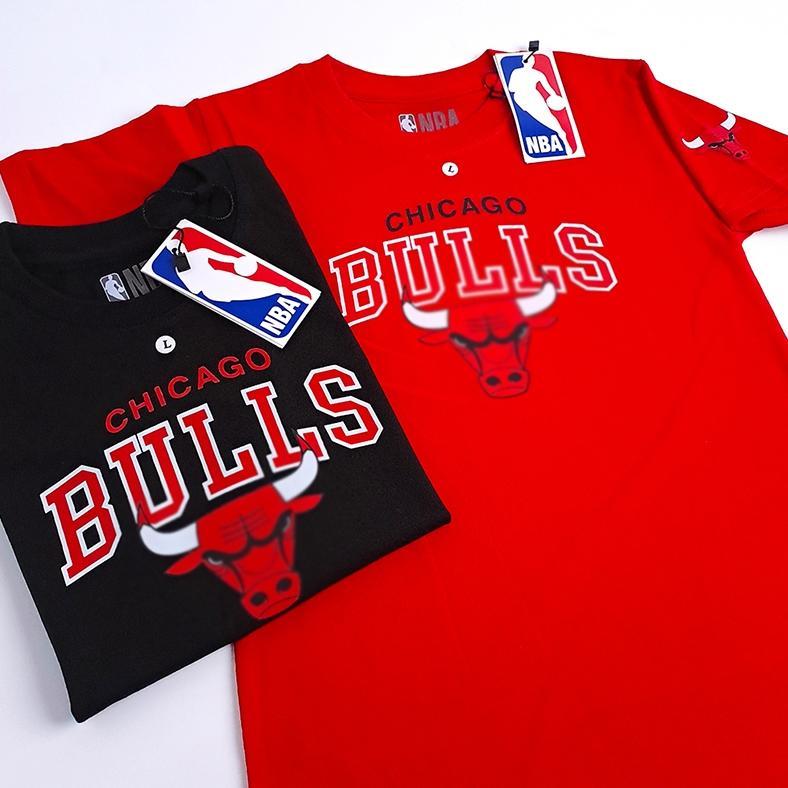 Baju Kaos Anak Laki Laki Perempuan 1-12 Tahun Import Premium Nba Basbull Chicago Bulls
