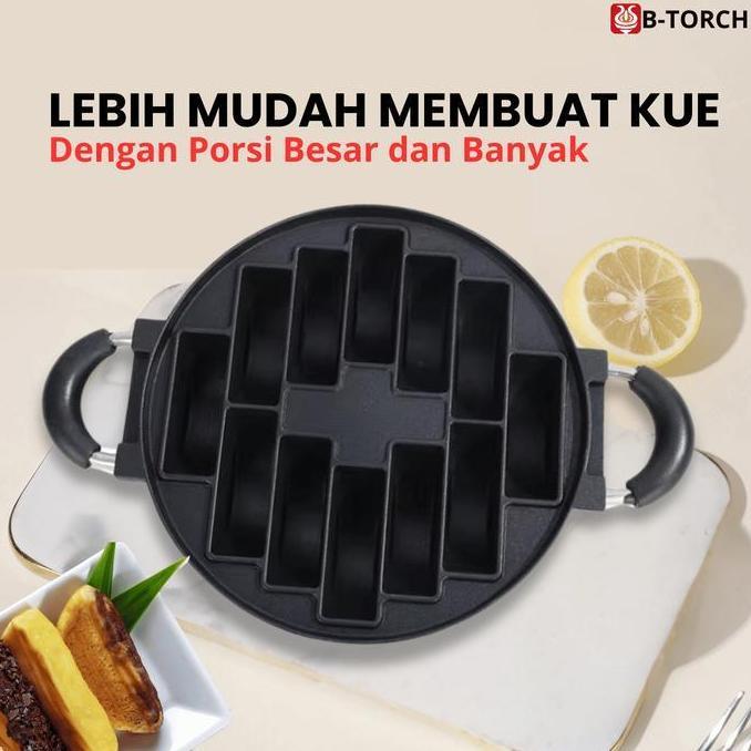 TERMURAH - Cetakan Kue Pukis 12 Lubang / Cetakan kue Pancong Premium Anti lengket