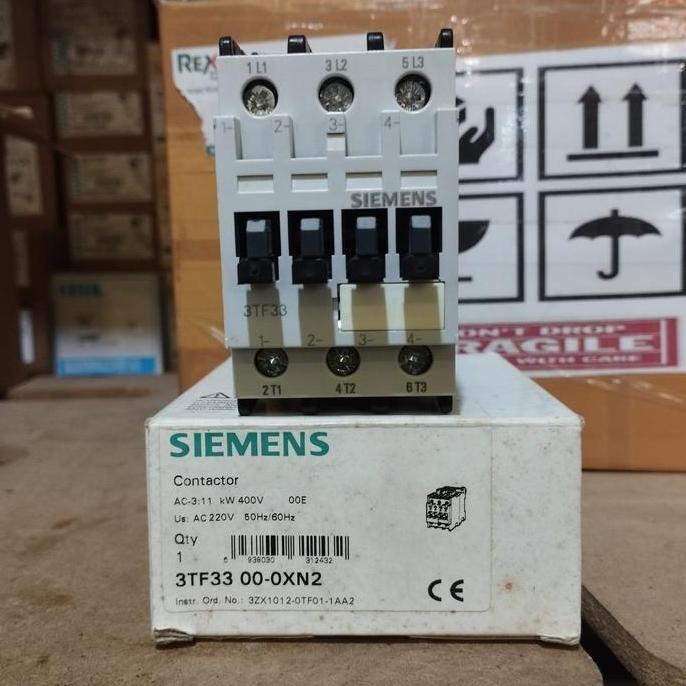kontaktor siemens 3TF33 00-0XN2 30A 220V 11KW