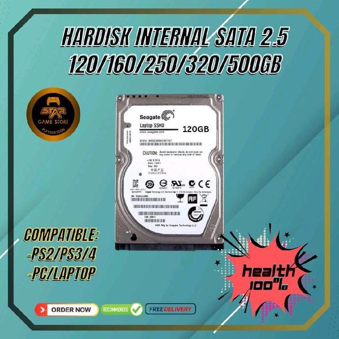 Bst Ready Hardisk Laptop Hdd 120/160/250/320 /500 Gb/1Tb/2Tb Pc Internal Ps3 Ps4 Best Seller