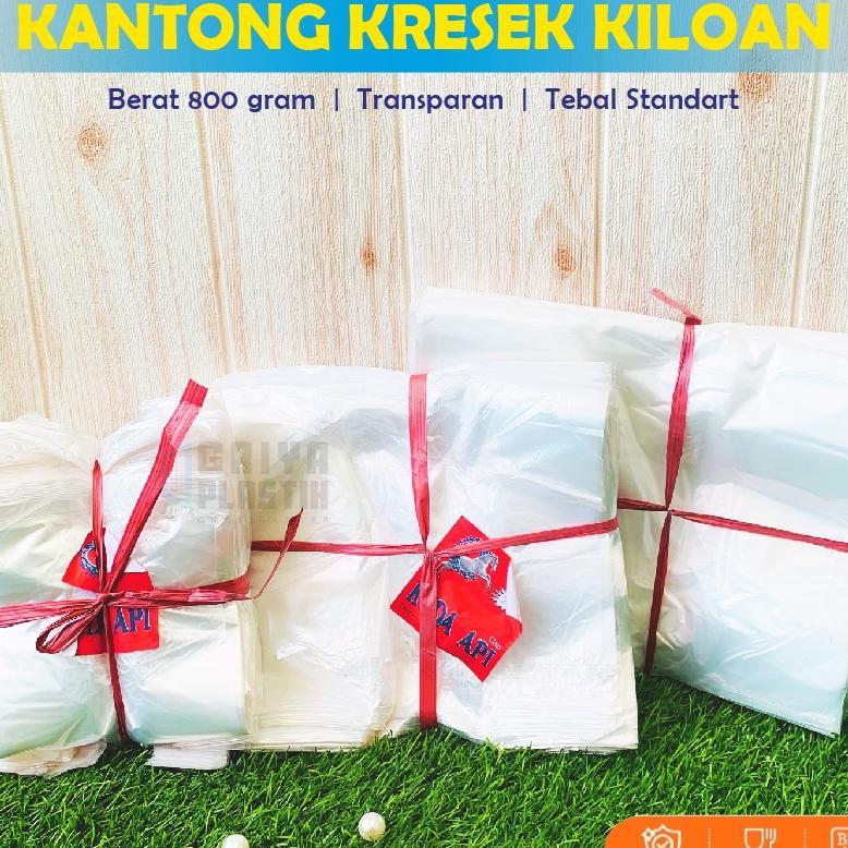 [800Gr] Kantong Kresek Kiloan Bening | Kresek Los | Kresek Transparan | Kresek Kiloan