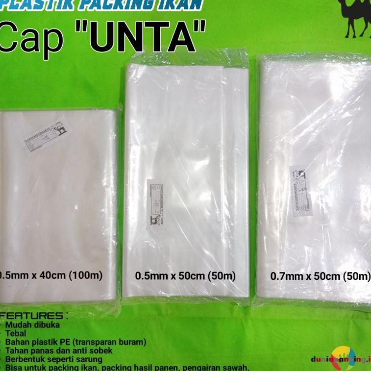 1 Roll Plastik Kantongan Pe Cap Unta Untuk Packing Ikan Packing Hasil Panen Kebun Untuk Cor Bangunan