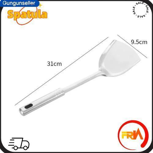 Frn Kitchenware - Spatula Stainless Set 4 In 1 Sodet Sutil Set Isi 4In1 Alat Masak High Quality Kual