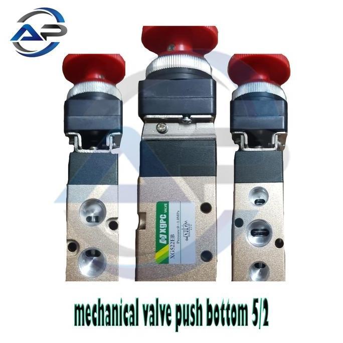 Mechanical Valve Push Bottom 5/2 Valve Murah